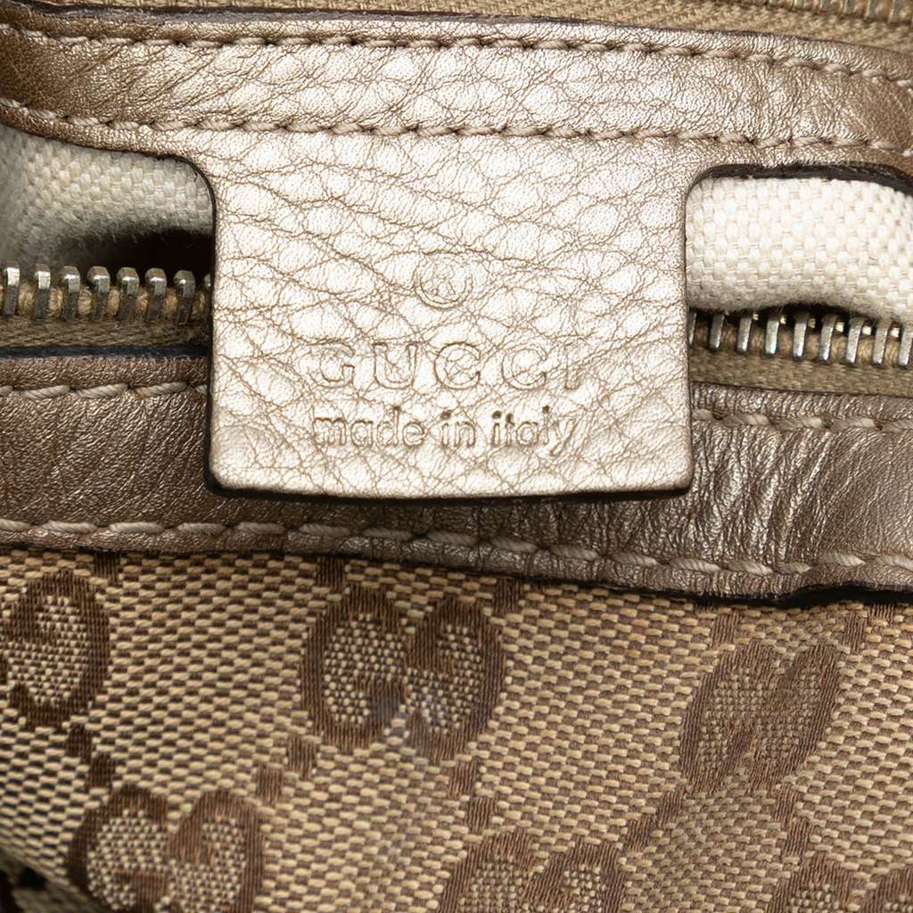 Gucci Large GG Canvas Bella Shoulder Bag - Side view