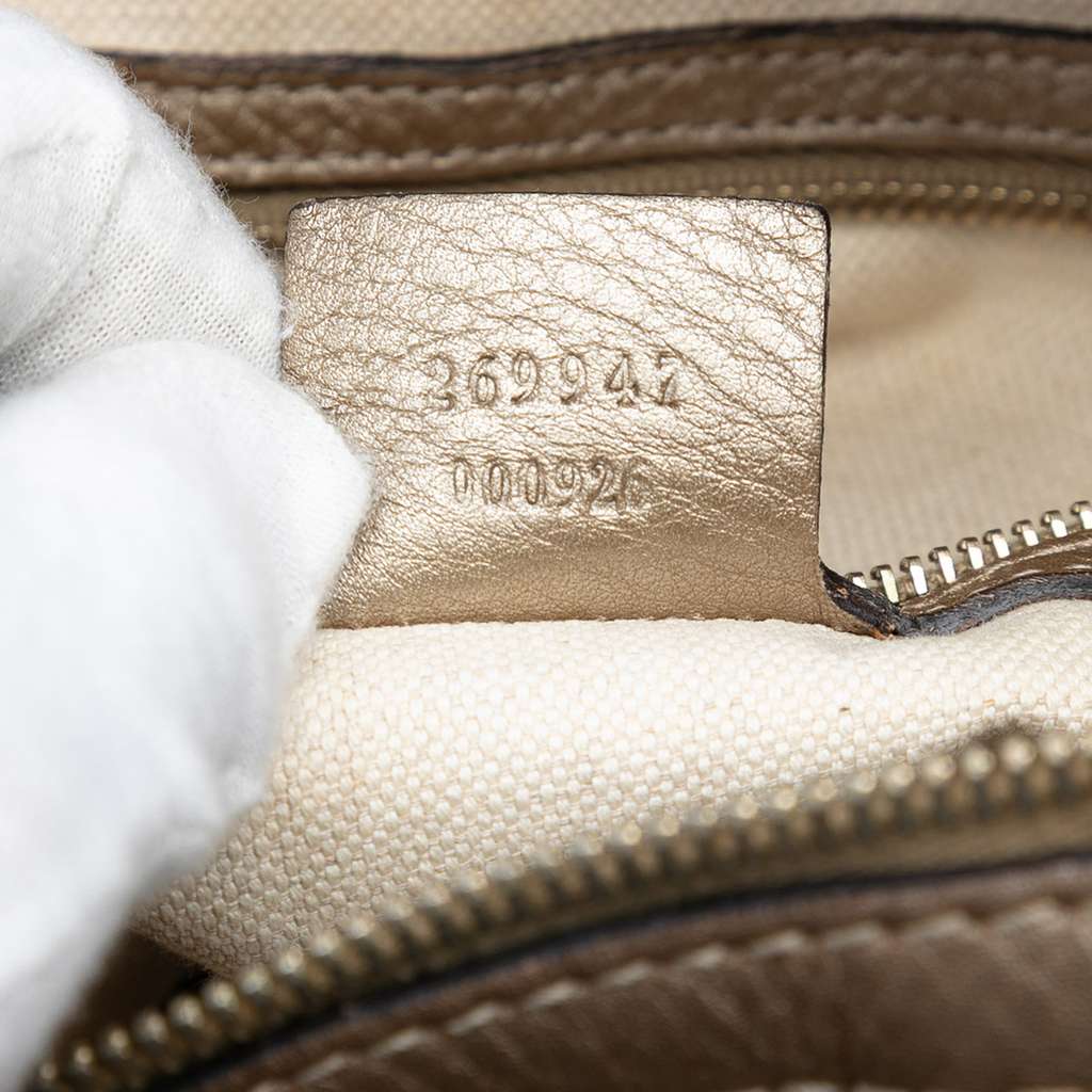 Gucci Large GG Canvas Bella Shoulder Bag - Detail 1