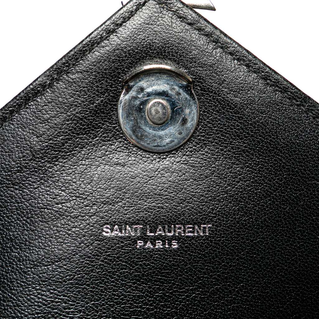 Saint Laurent Medium Sheepskin Triquilt Monogram College Bag - Image 10