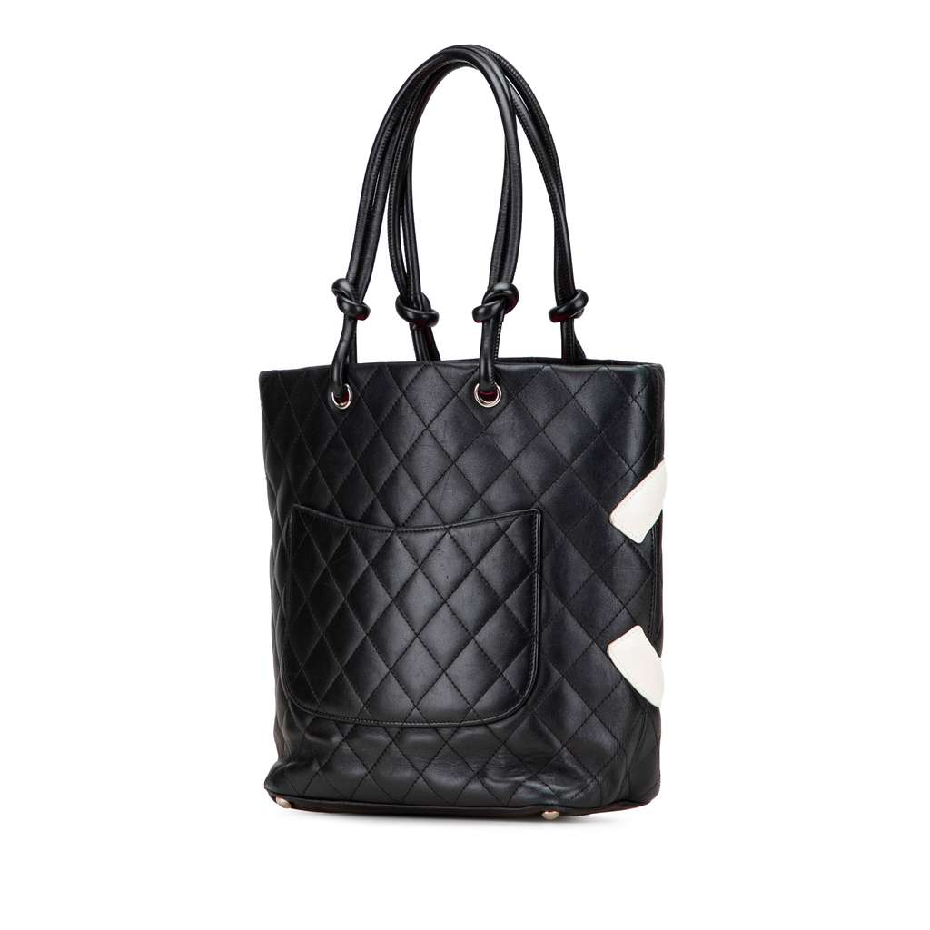 Chanel Medium Lambskin Cambon Ligne Tote - Back view