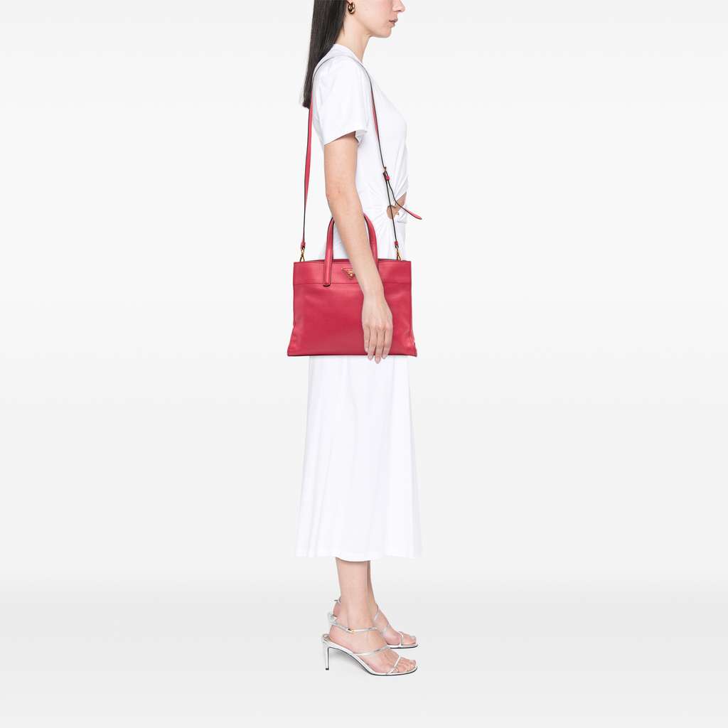 Prada Saffiano Soft Triple Pocket Tote - Image 11