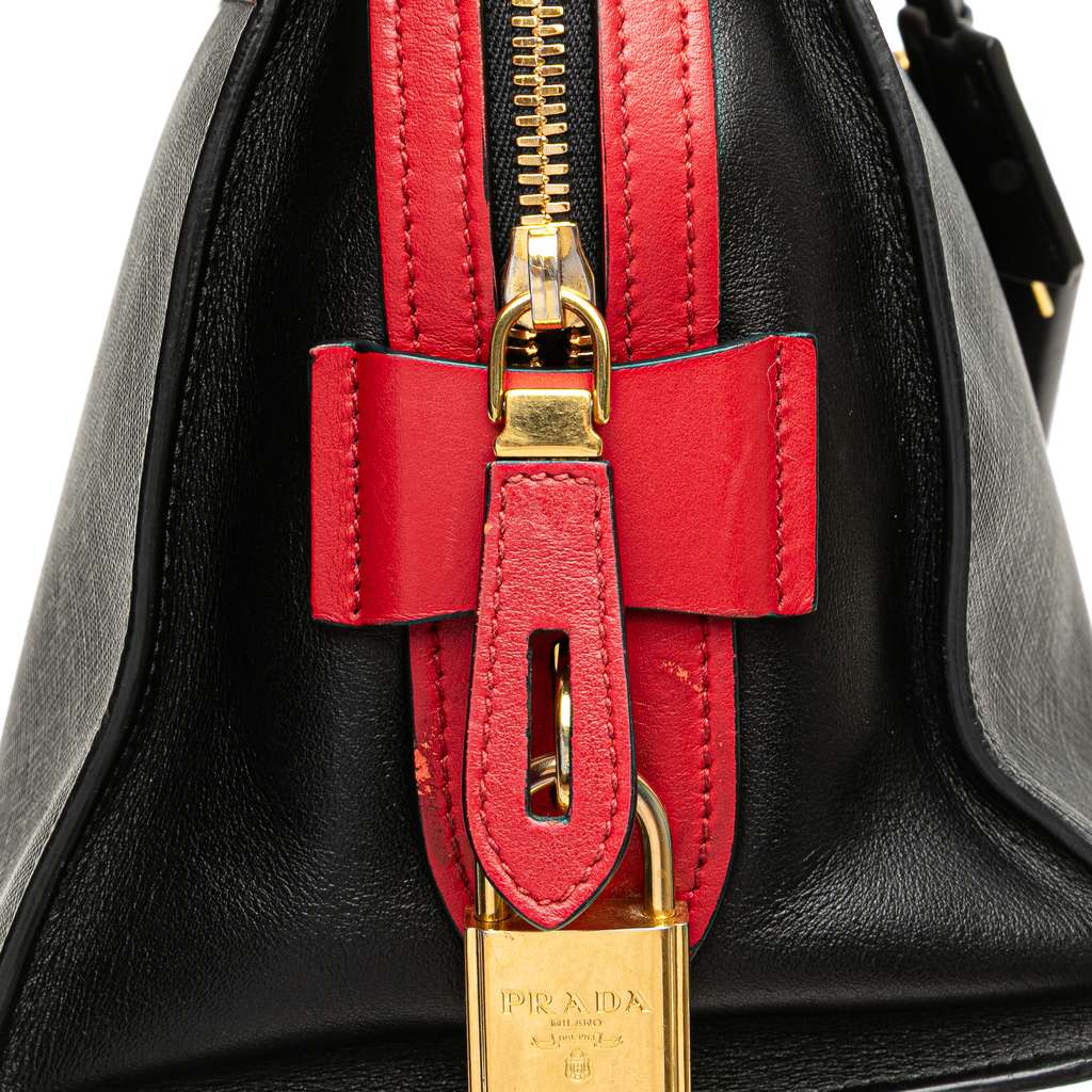 Prada Saffiano and City Calf Esplanade Satchel - Image 10