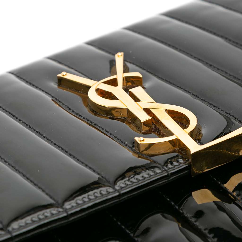 Saint Laurent Large Patent Vicky Crossbody - Detail 2