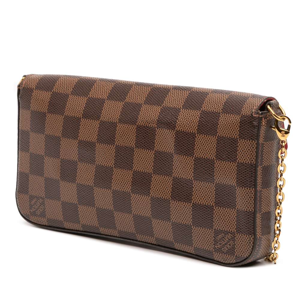 Louis Vuitton Damier Ebene Pochette Felicie - Back view