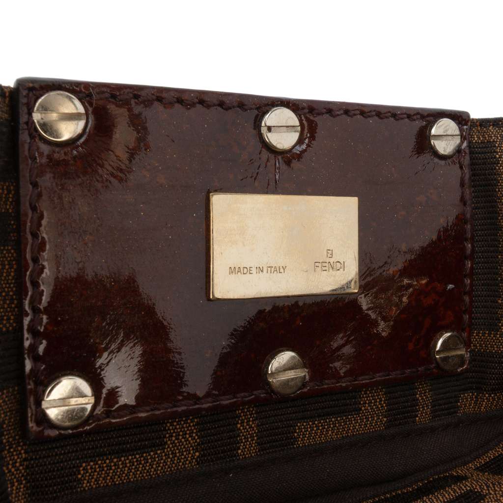 Fendi Small Zucca Canvas Mia Chain Tote - 5