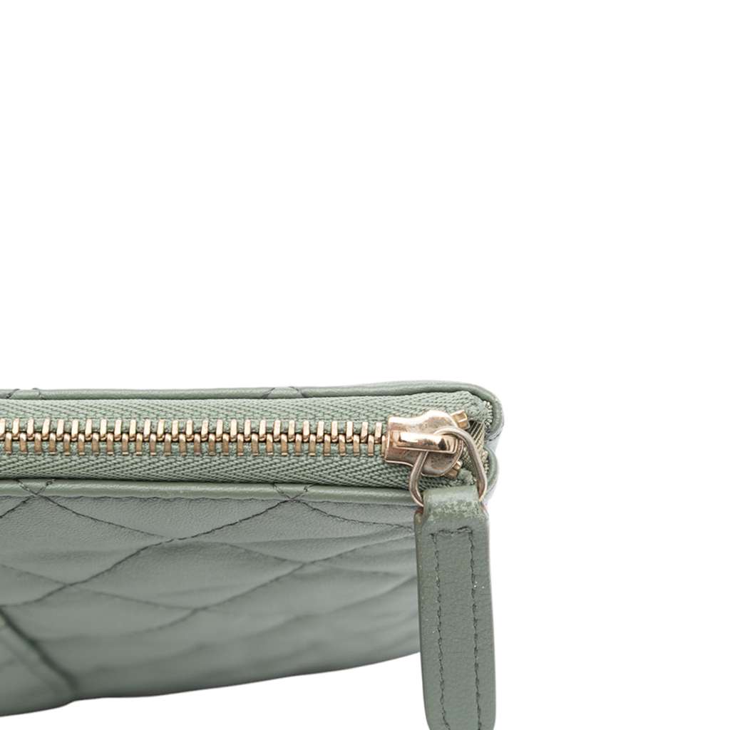 Chanel Large Quilted Lambskin O Case Clutch - Image 10