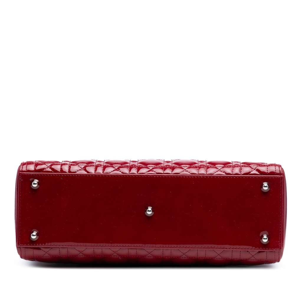 Dior Large Patent Cannage Lady Dior - Image 6