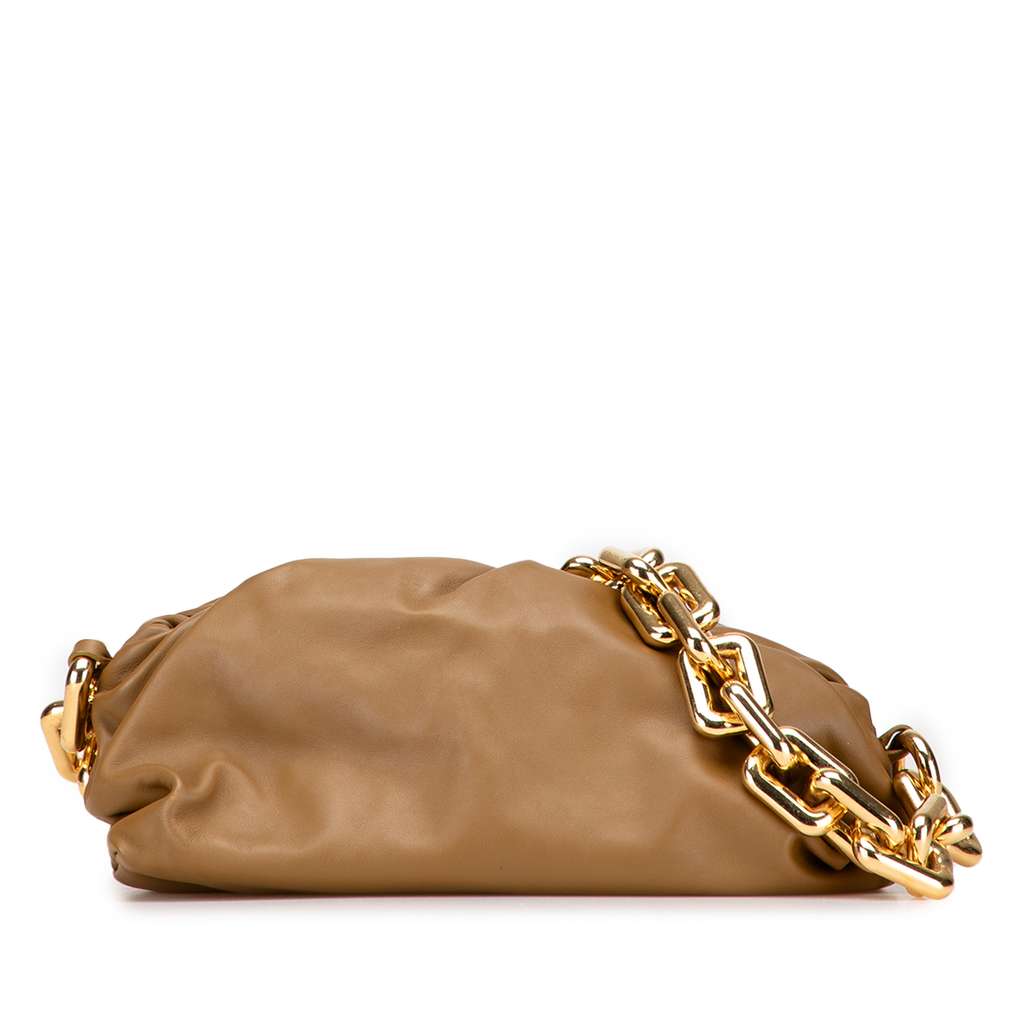 Bottega Veneta Lambskin Chain Pouch