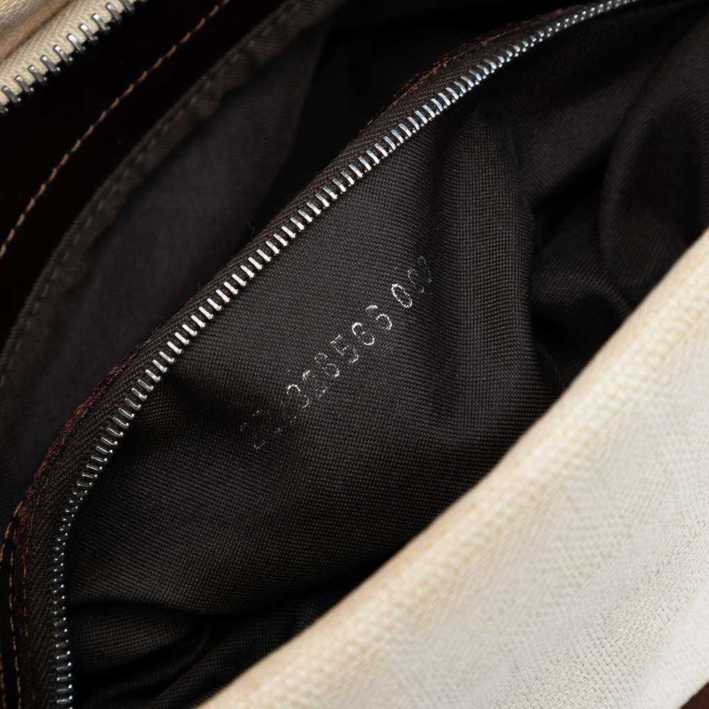 Fendi Zucca Canvas Shoulder Bag - Detail 1