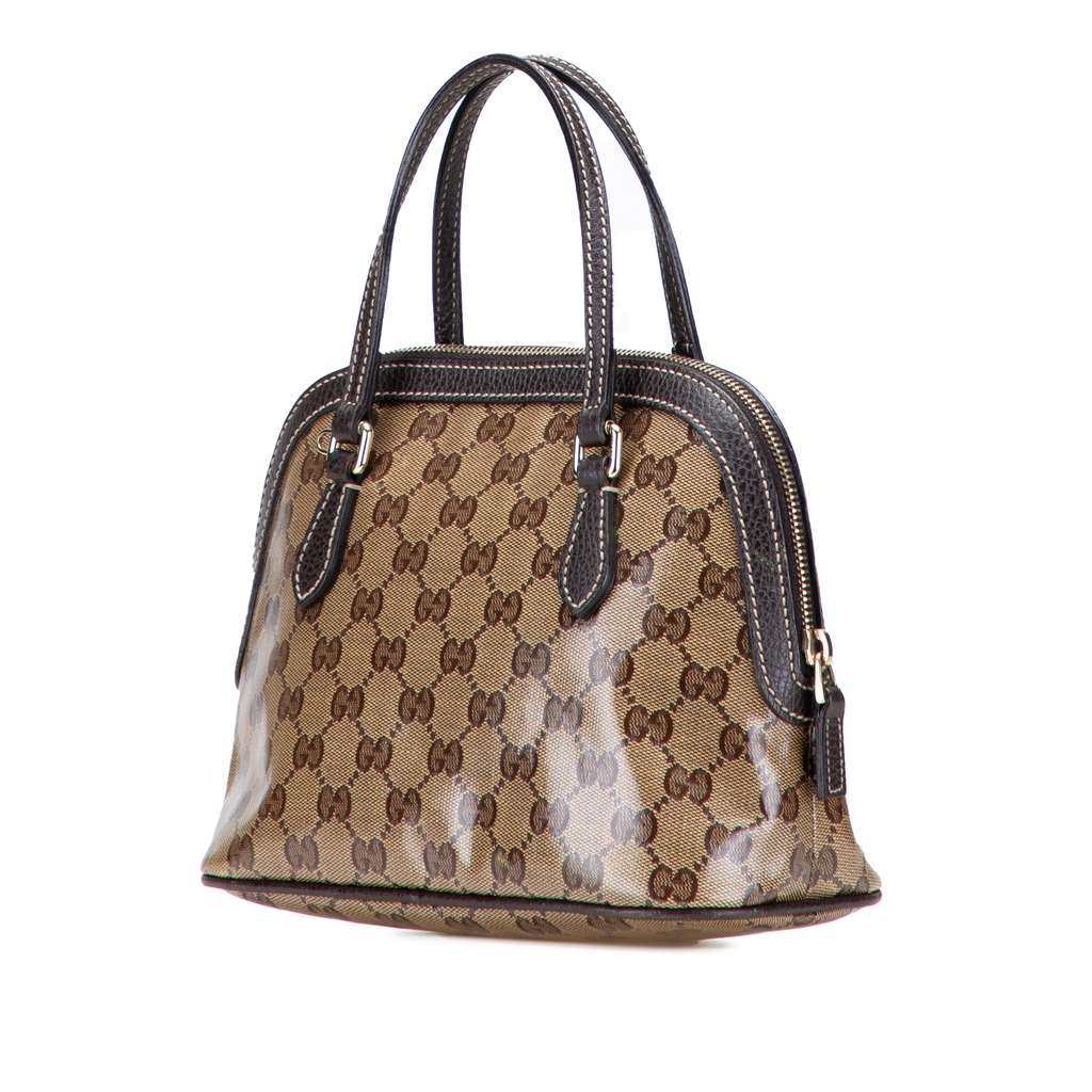 Gucci Mini GG Crystal Dome Satchel - Back view