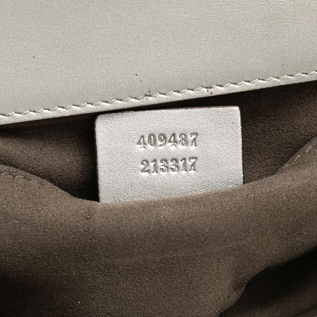 Gucci Small Metallic Leather Padlock Crossbody - Detail 1