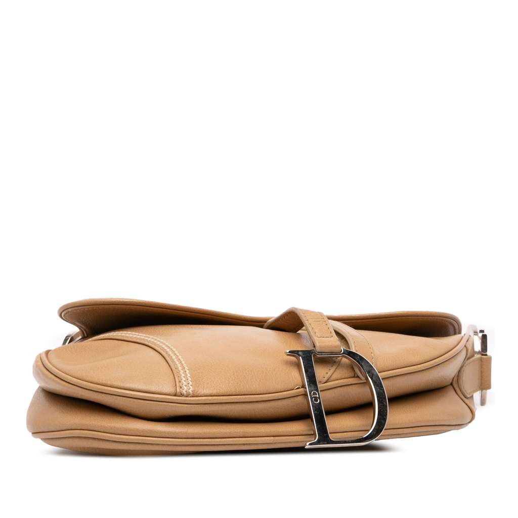Dior Leather Saddle Bag - Image 6