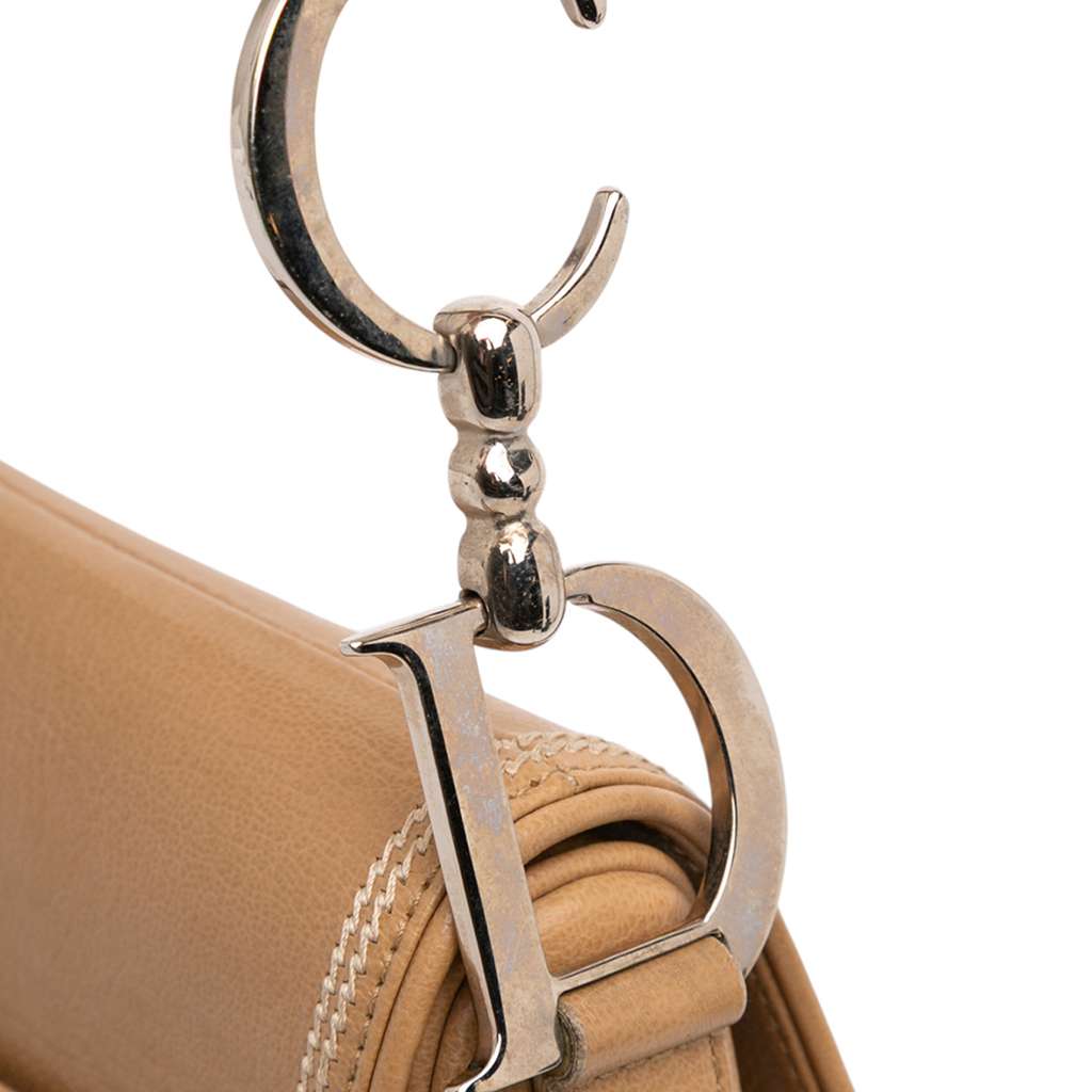 Dior Leather Saddle Bag - Image 10