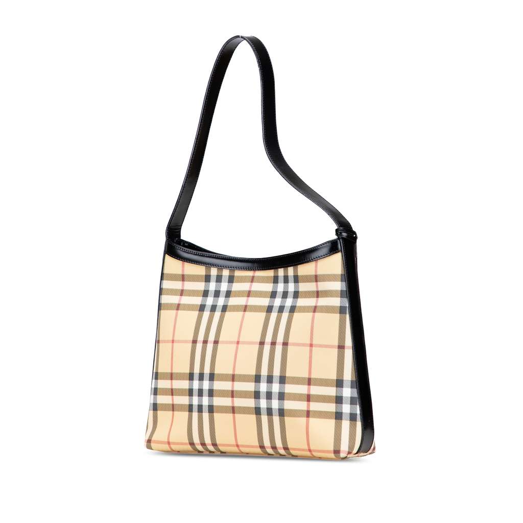 Burberry House Check Coated Canvas Shoulder Bag - 2