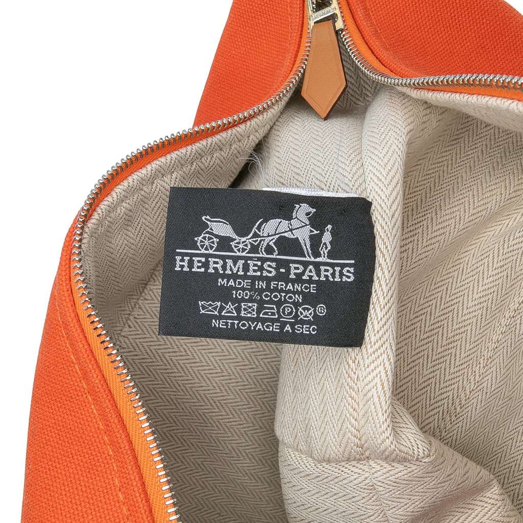 Hermès Large Canvas Bride A Brac Case - Side view