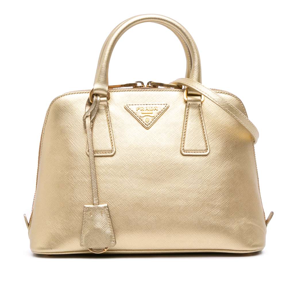 Prada Small Saffiano Lux Promenade Satchel