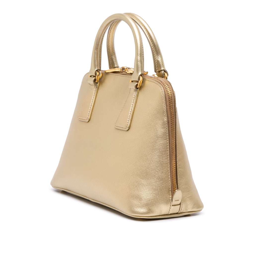 Prada Small Saffiano Lux Promenade Satchel - 2