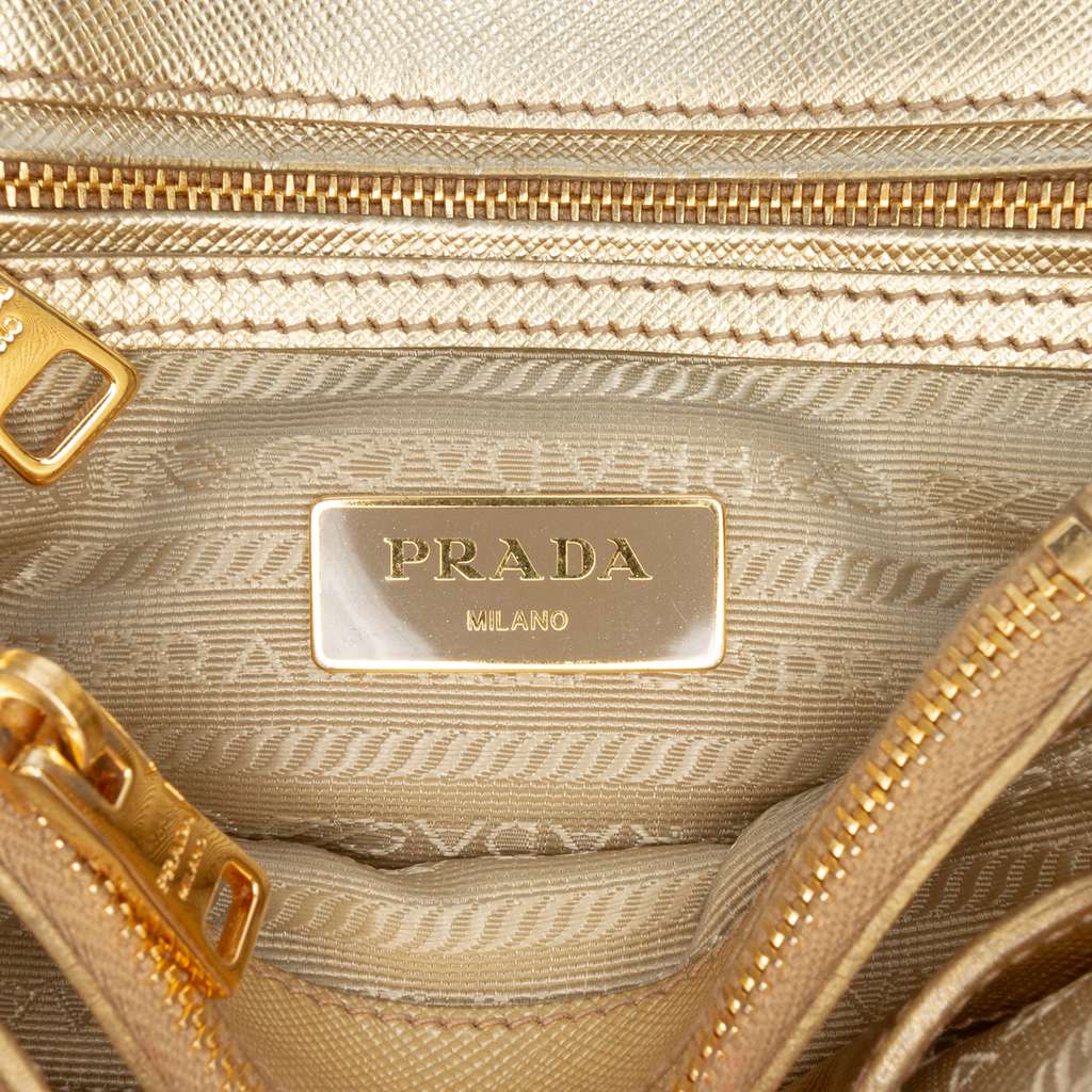 Prada Small Saffiano Lux Promenade Satchel - 5