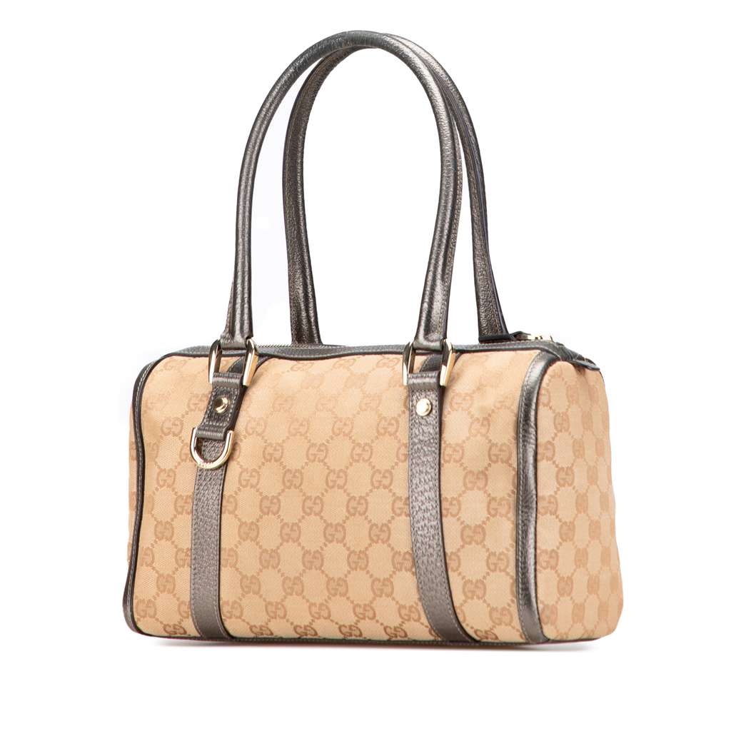 Gucci GG Canvas Abbey D Ring Boston Bag - 2