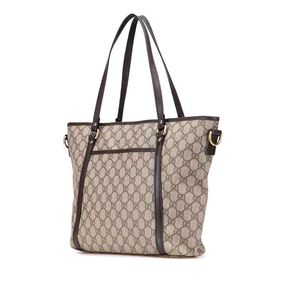 Gucci GG Supreme Joy Convertible Tote - Back view