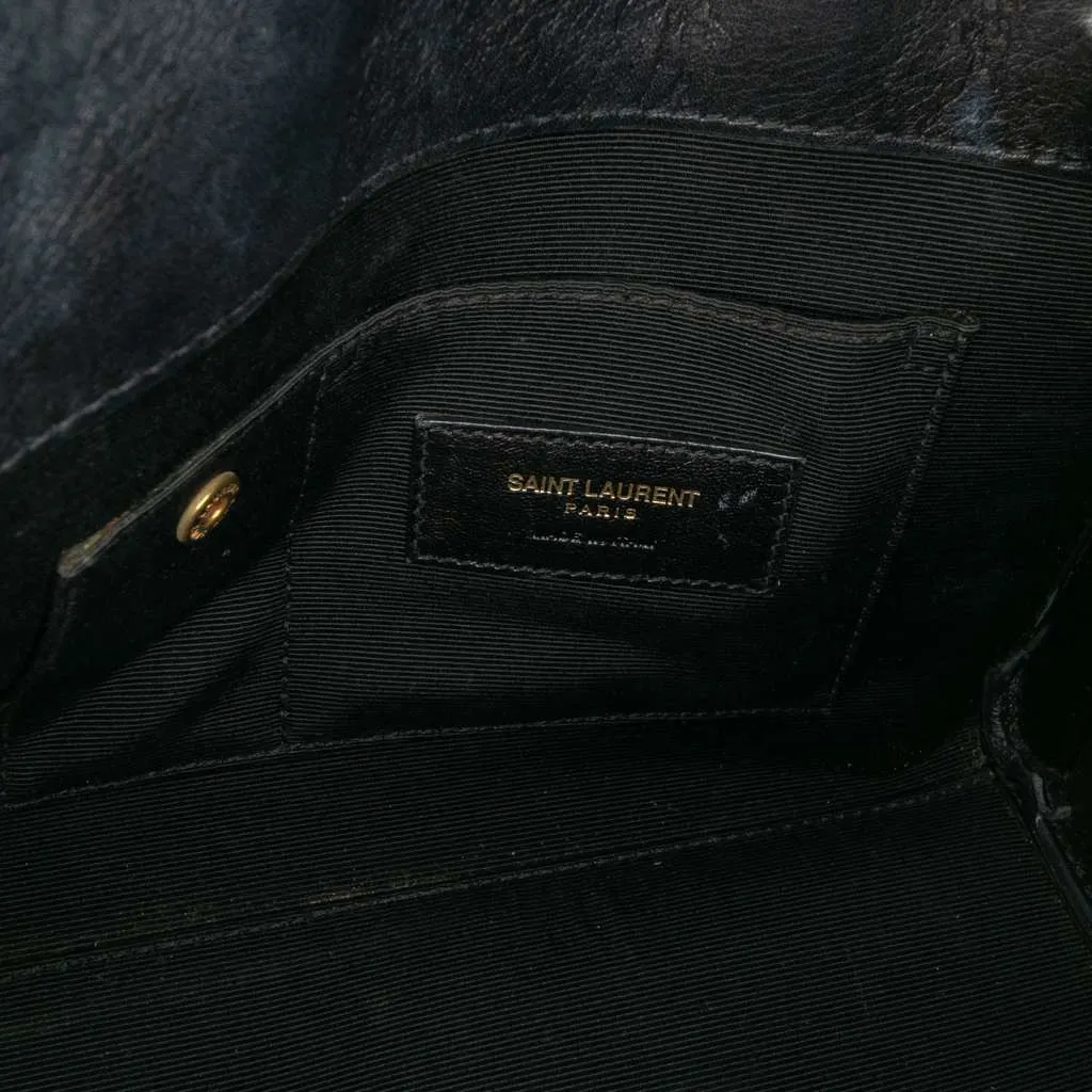 Saint Laurent Nano Patent Sac de Jour Satchel Black Leather Good - Box View