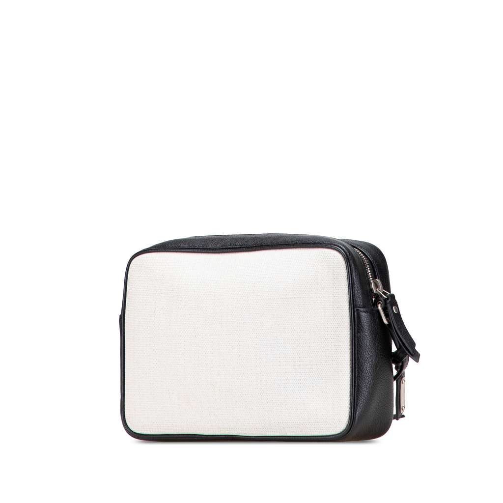 Saint Laurent Canvas Monogram Lou Camera Bag - Back view