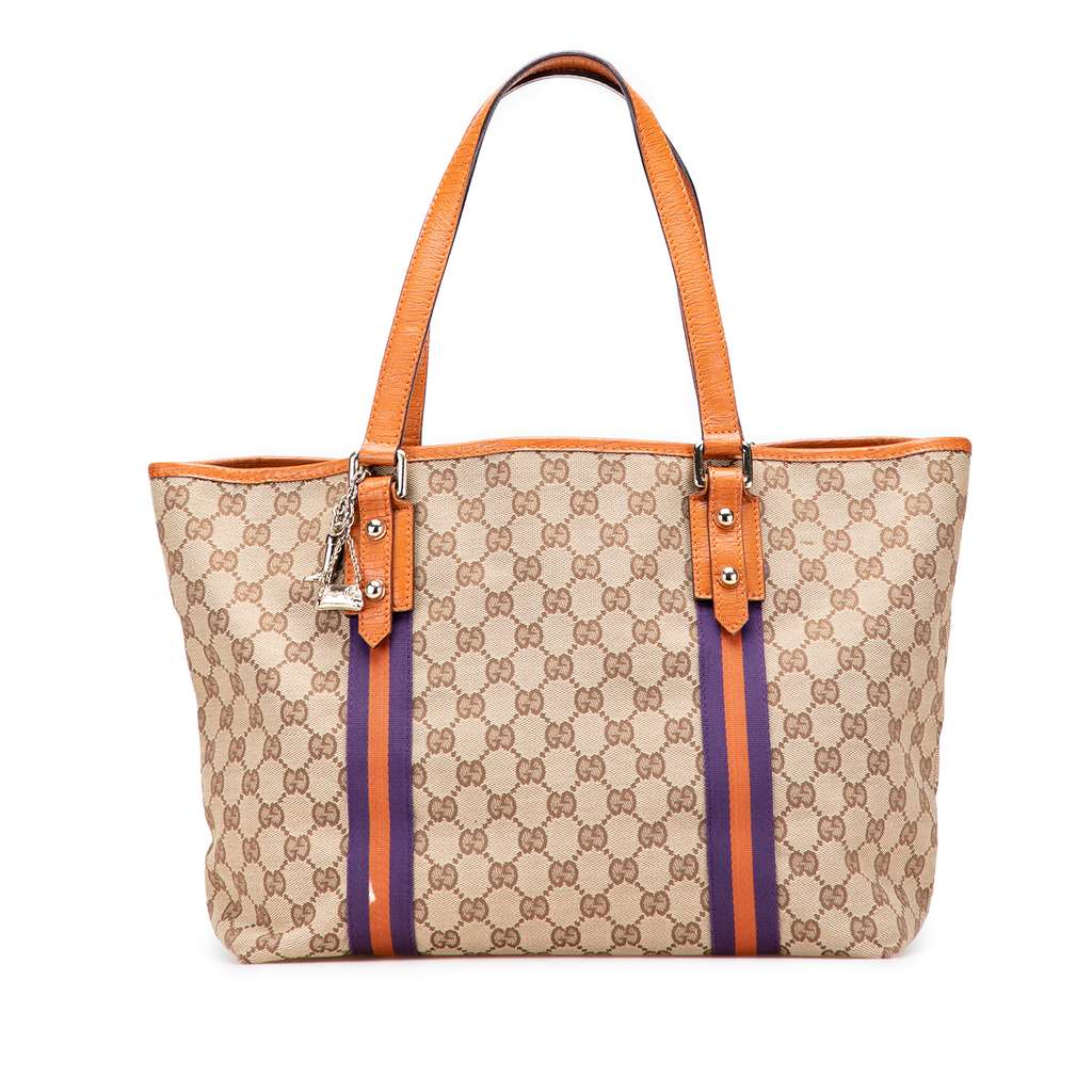 Gucci Large GG Canvas Jolicoeur Tote