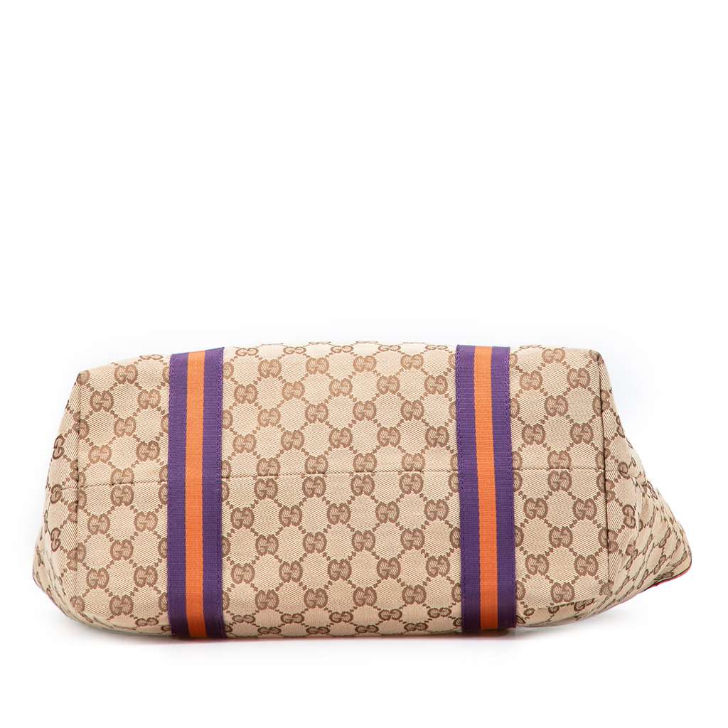 Gucci Large GG Canvas Jolicoeur Tote - Image 6