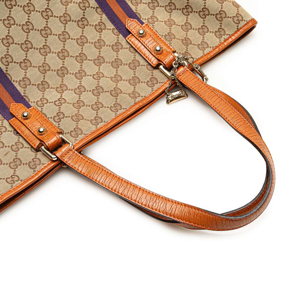 Gucci Large GG Canvas Jolicoeur Tote - Image 10