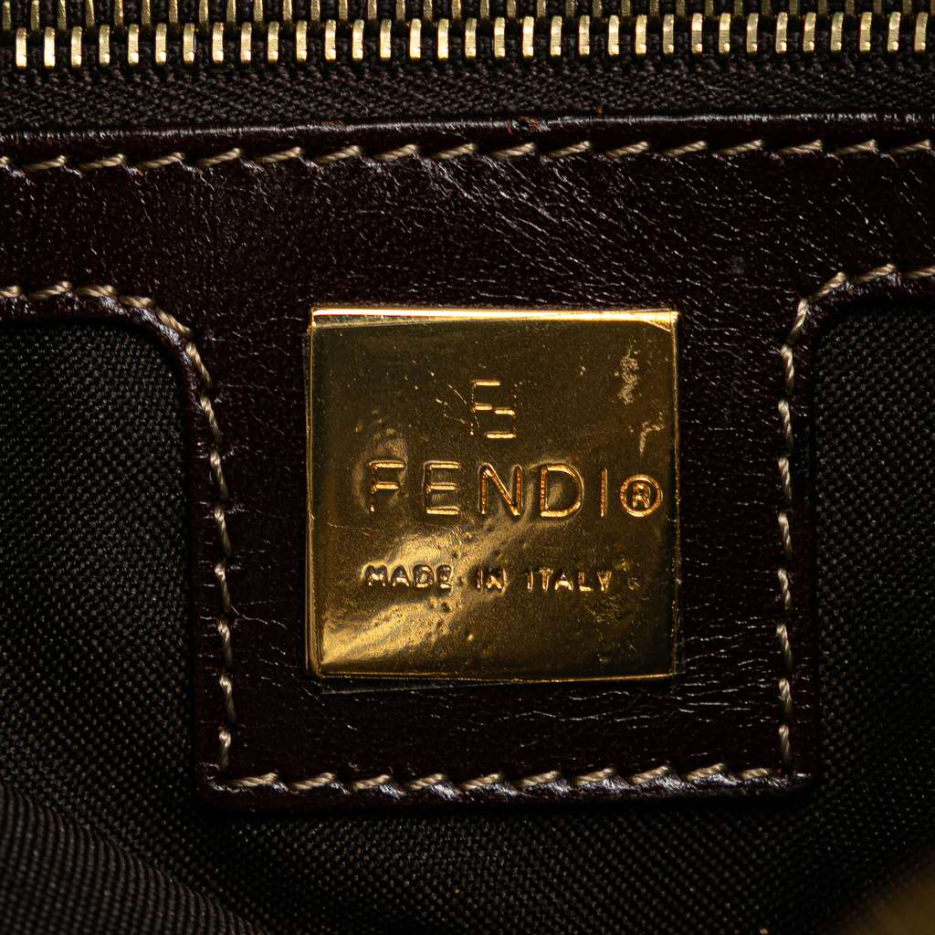 Fendi Zucchino Crystal Double Flap Mamma - 5
