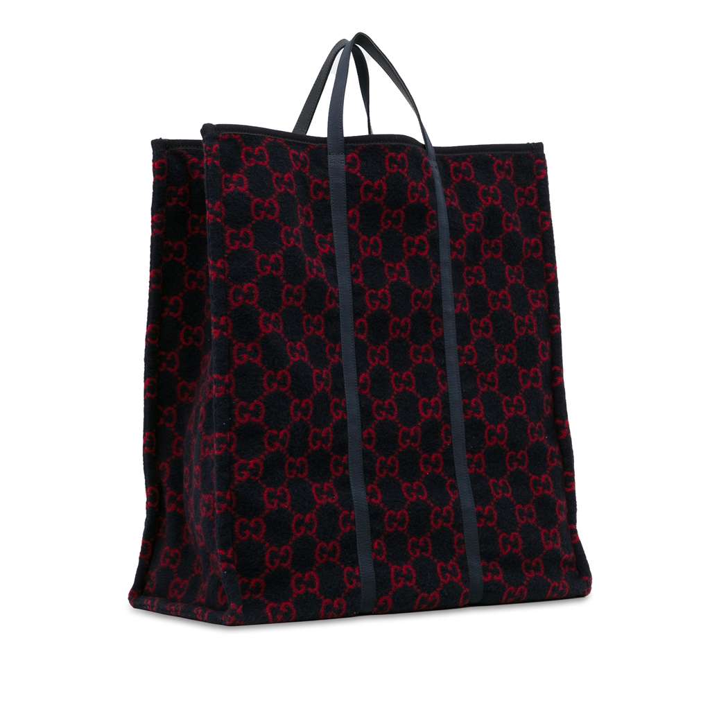 Gucci GG Wool Tote - Back view