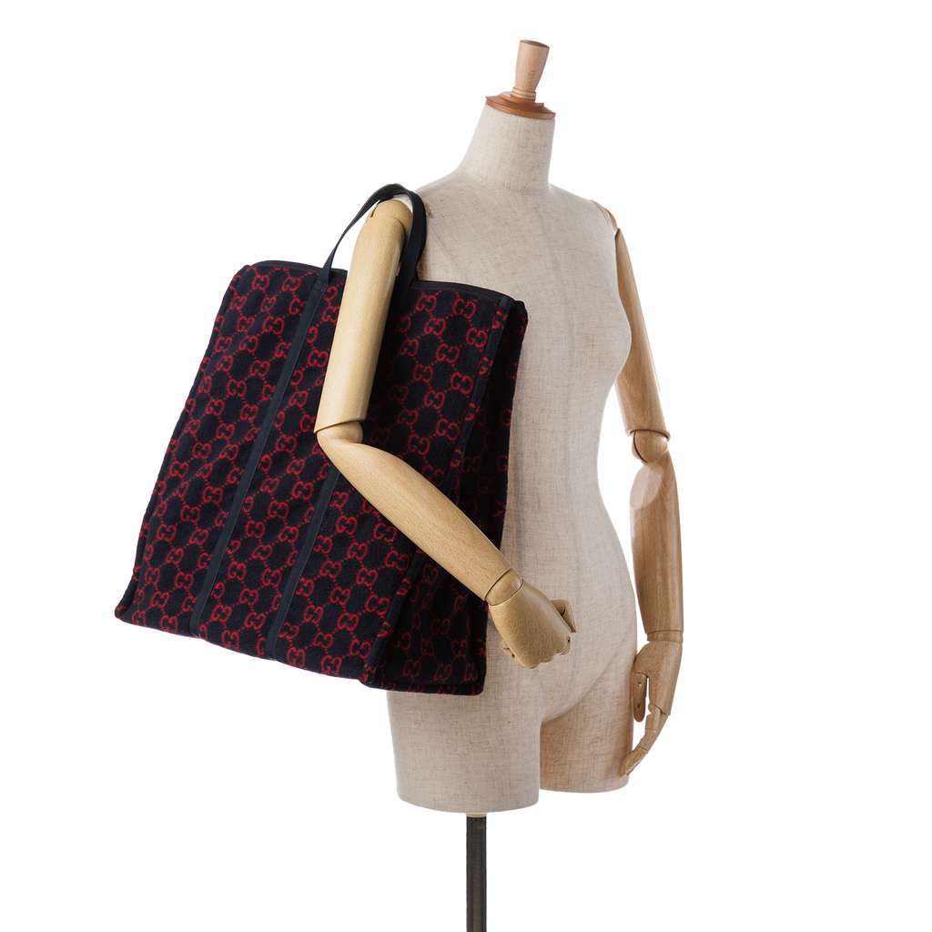 Gucci GG Wool Tote - Image 11