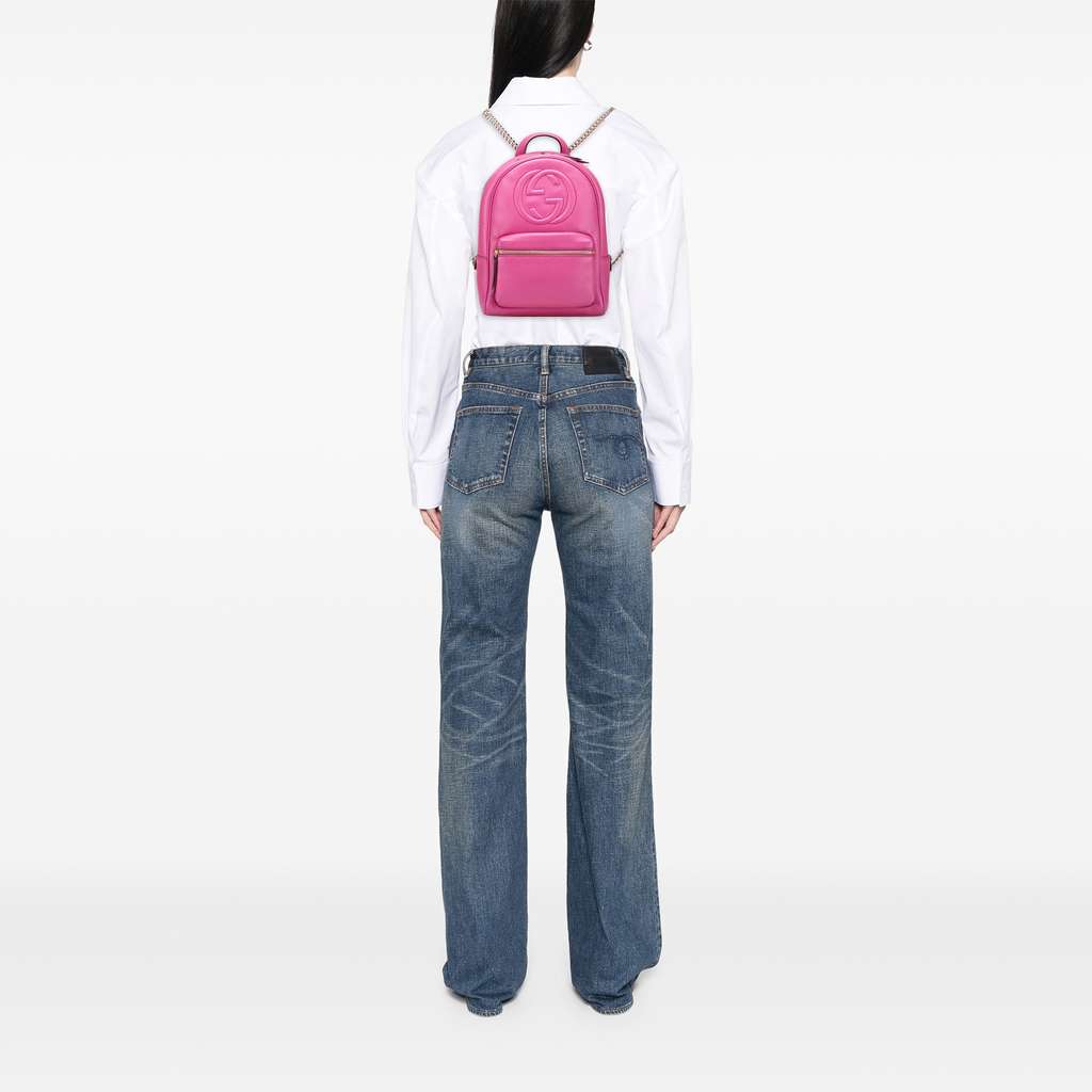 Gucci Leather Soho Backpack - Image 13