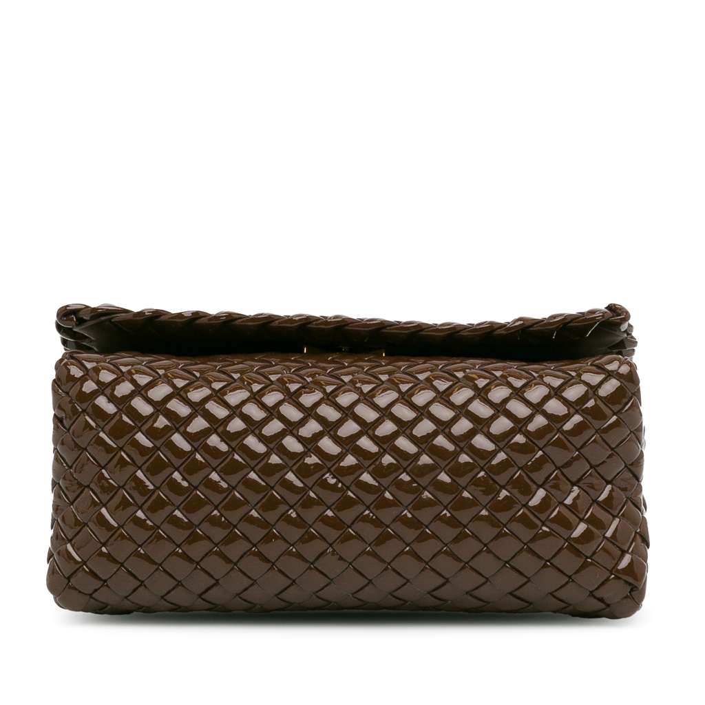 Bottega Veneta Intrecciato Patent Patti - 4