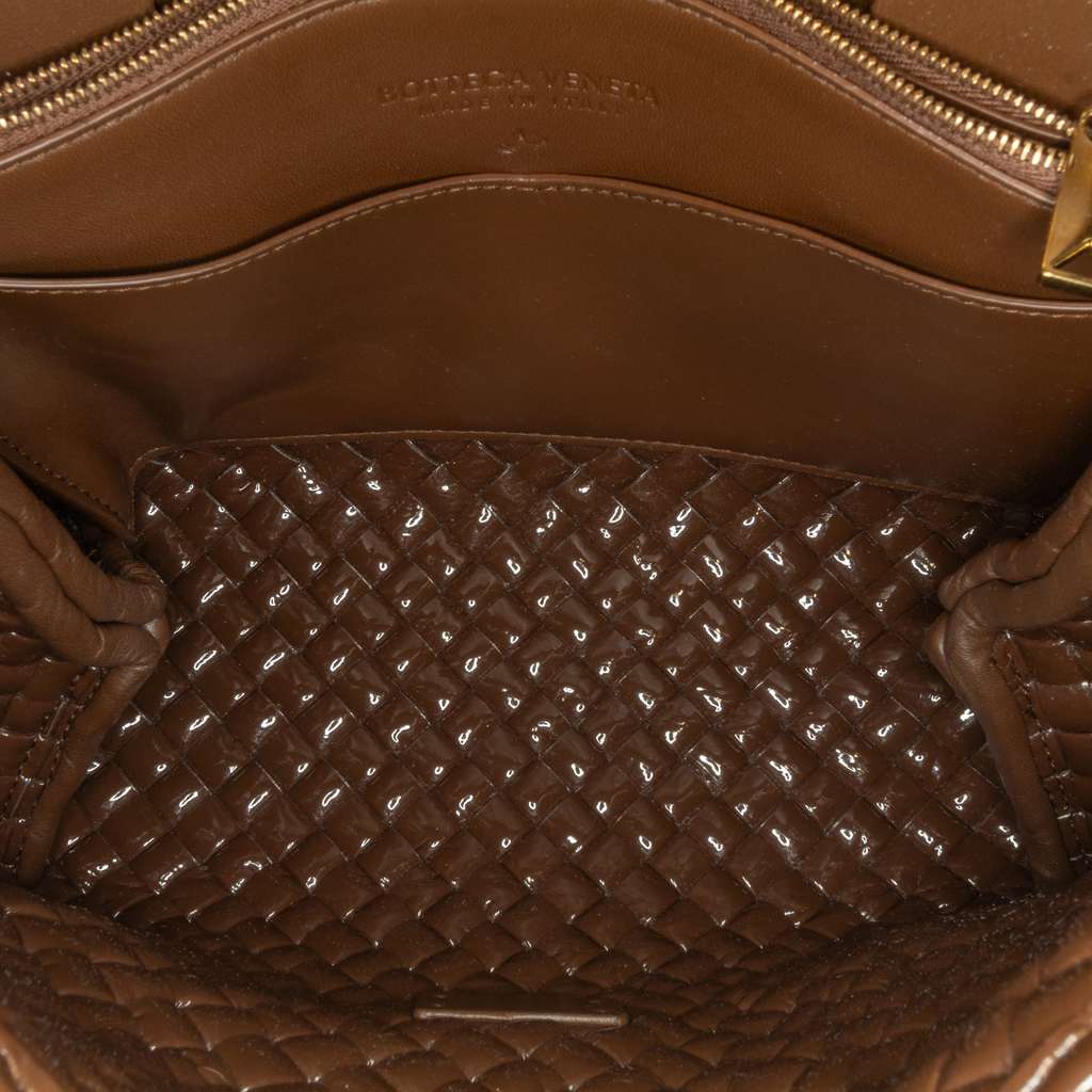 Bottega Veneta Intrecciato Patent Patti - 5
