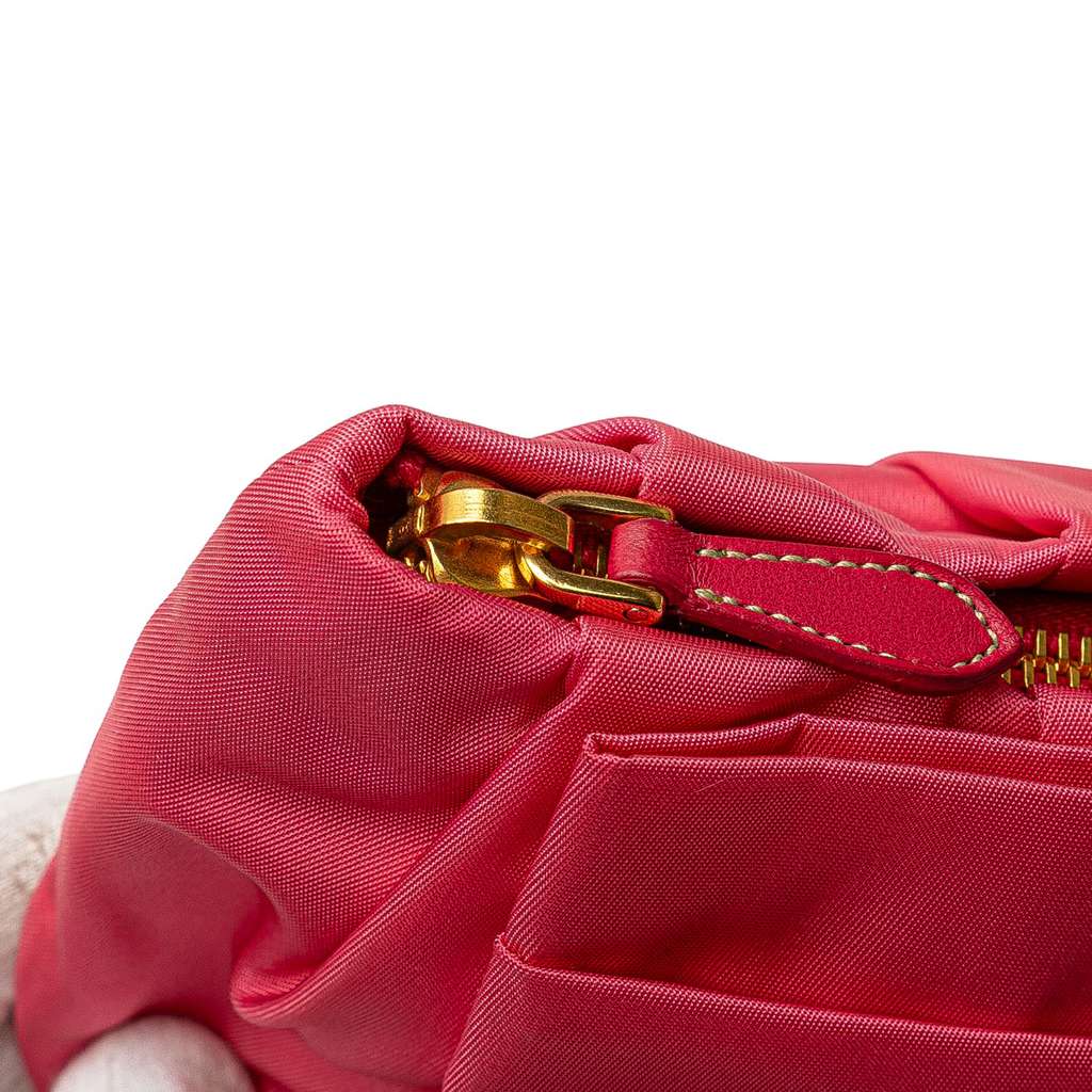 Prada Tessuto Bow Wristlet Clutch - Detail 2