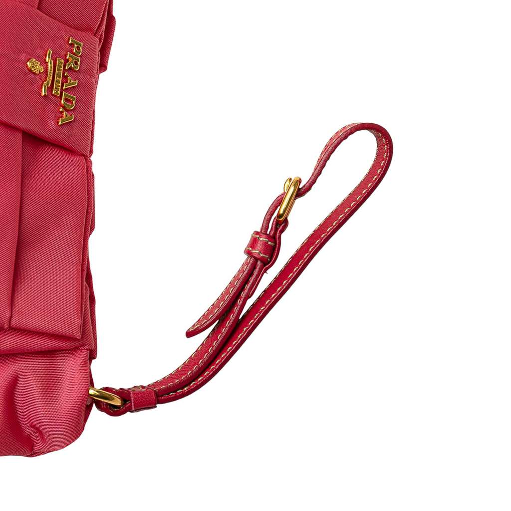 Prada Tessuto Bow Wristlet Clutch - Image 10
