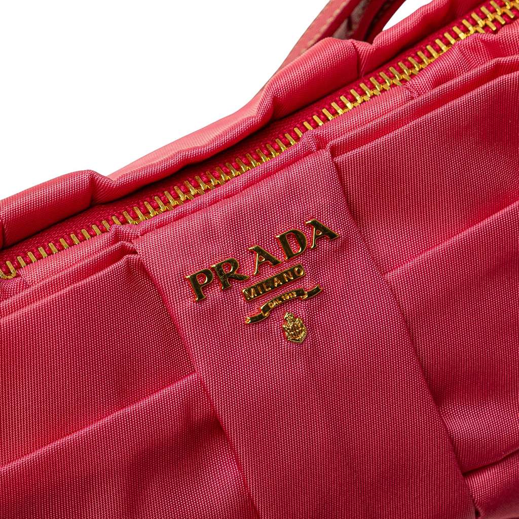 Prada Tessuto Bow Wristlet Clutch - Image 11