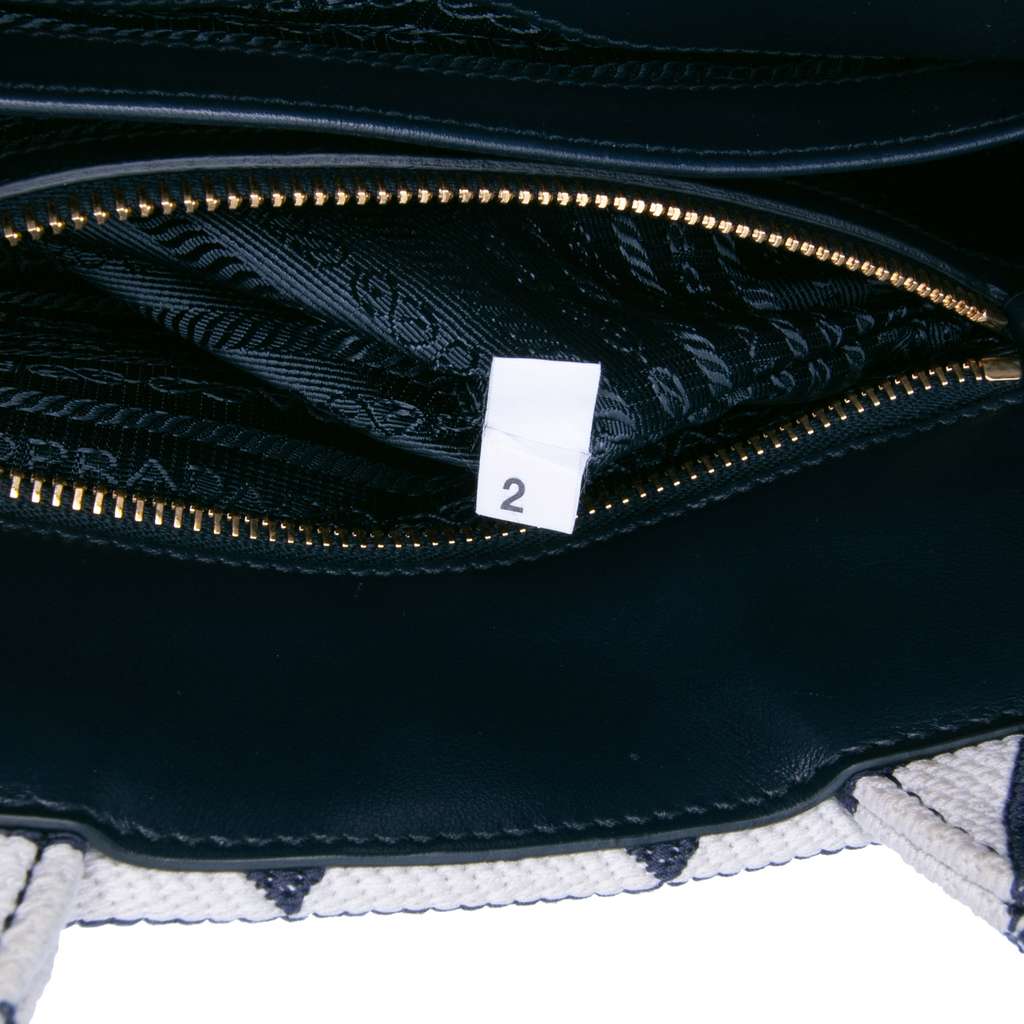 Prada Small Canvas Symbole Triangolo Satchel - Detail 2