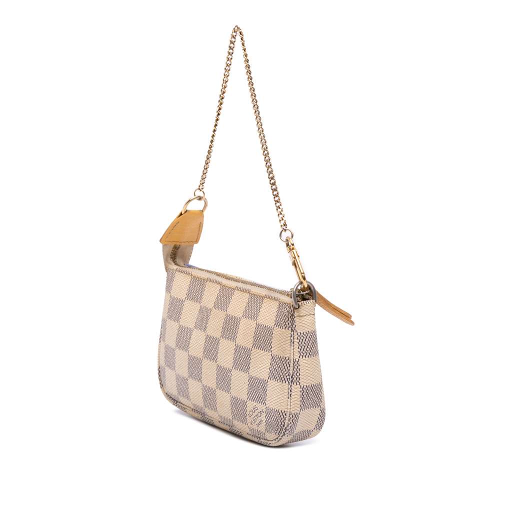 Louis Vuitton Damier Azur Illustre Mini Pochette Accessoires - Back view