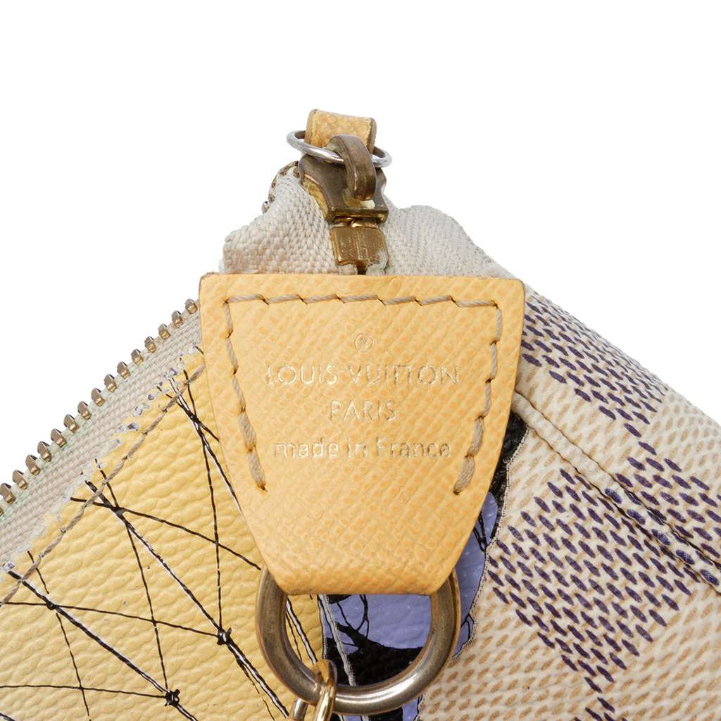 Louis Vuitton Damier Azur Illustre Mini Pochette Accessoires - Side view