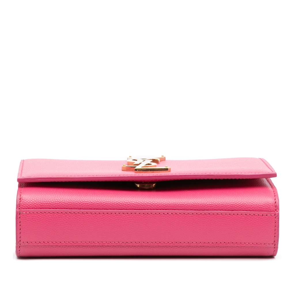 Saint Laurent Small Grain De Poudre Monogram Kate Crossbody - Image 6