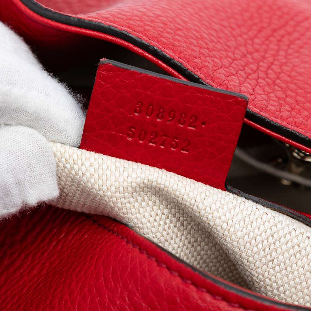 Gucci Medium Leather Soho Chain Tote - 5