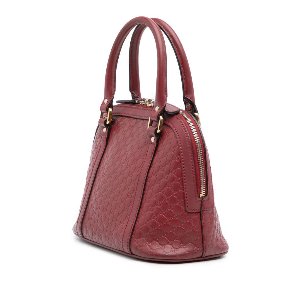 Gucci Mini Microguccissima Dome Satchel - Back view