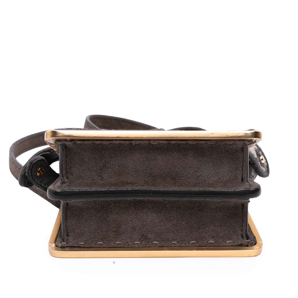 Fendi Nano Zucca Cashmere Peekaboo ISeeU Maxi Handle Bag - 3