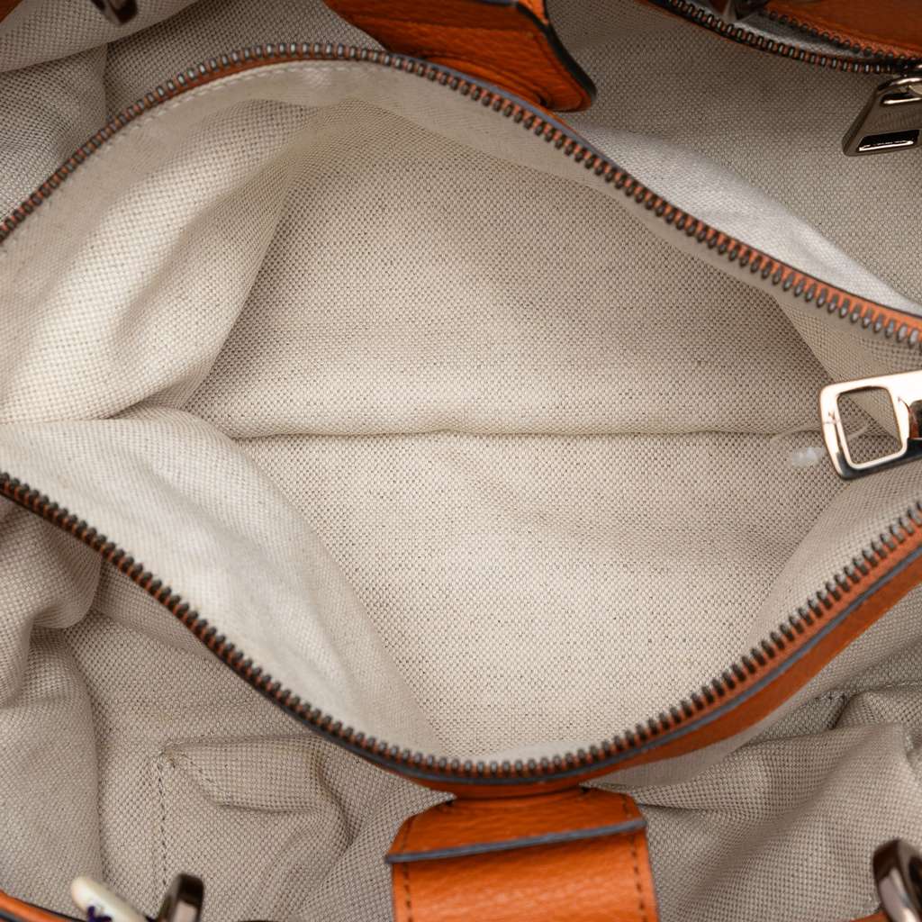 Gucci Medium Calfskin Bamboo Shopper Satchel - 4