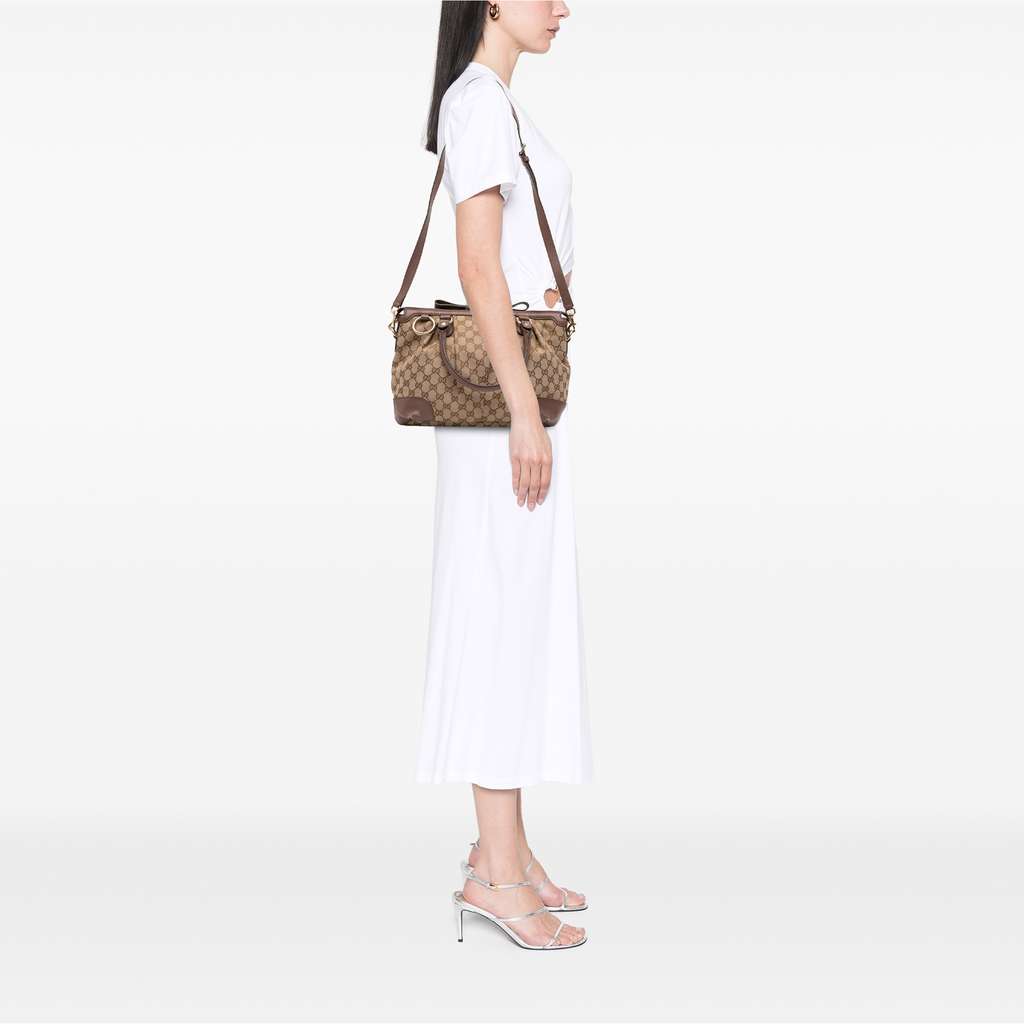 Gucci GG Canvas Sukey Satchel - Image 12