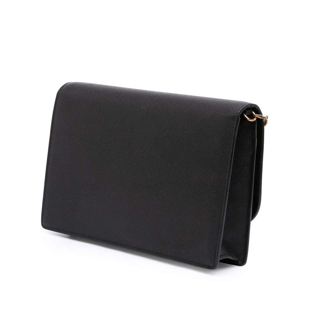 Dior Grained Calfskin Saddle Chain Pouch - 2