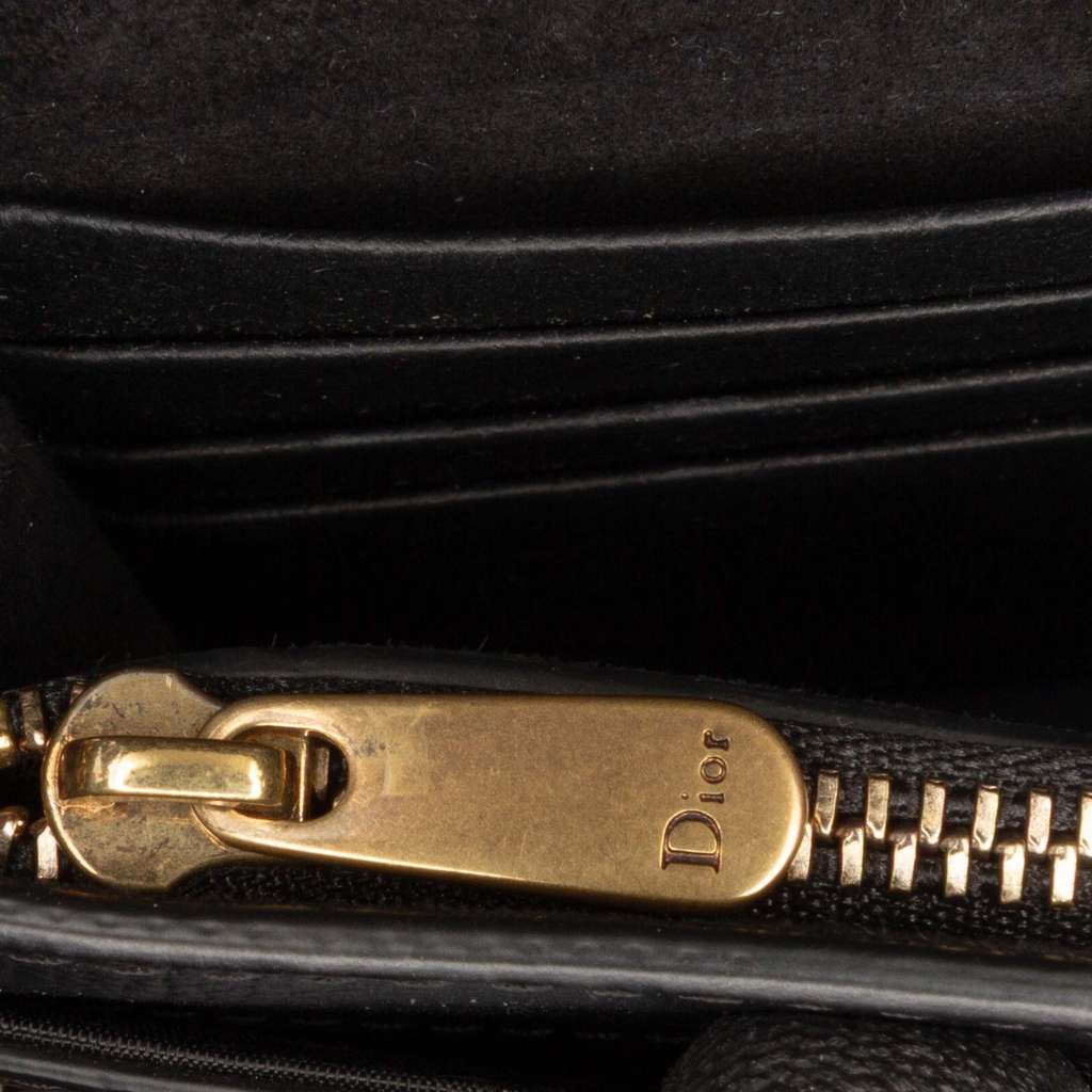 Dior Grained Calfskin Saddle Chain Pouch - 5