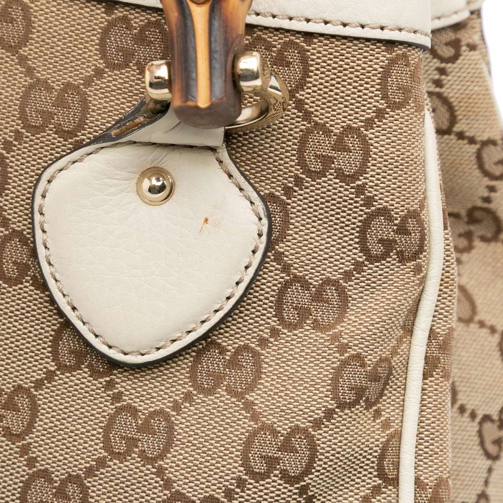 Gucci Small GG Canvas Diana Bamboo Top Handle Tote - Detail 2